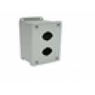 CAJA BOTONERA   2 ORIFICIOS 22.5 MM METALICA