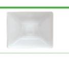 PORTA CORBATA  ADHERIBLE  BLANCA  1.1" X 1.1" 28 X 28mm 