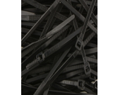 BLACK MINIATURE CABLE TIE 2" 100 PACK
