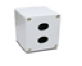 CAJA BOTONERA   2  ORIFICIOS 22 MM PLASTICA